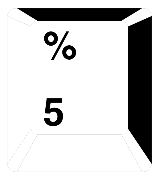 The image shows a cardboard box with an open flap displaying 5% off signage on it against a black background. There is also a percentage symbol (%) in white text inside of the price tag graphic, indicating discounted pricing for items within this container or area. Additionally, there's a small icon resembling a shopping cart to its right side with an arrow pointing towards it from above, suggesting that clicking on the box would lead one into a virtual storefront where they could purchase these products at reduced prices.