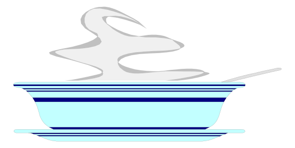 The image shows a stylized depiction of water with ripples on its surface under what appears to be an overcast sky at nighttime; there is no text present in this clip-art illustration, and it does not contain any objects that can confidently be identified as people or animals.