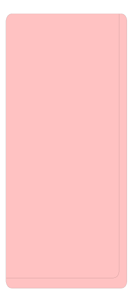 The image shows a pink vertical rectangle with two black lines on either side of it against a gray background.