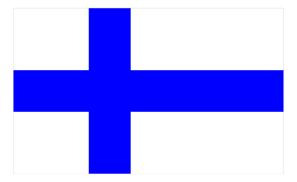 The image shows a pixelated flag with blue crosses on it inside what appears to be an electronic device's case.