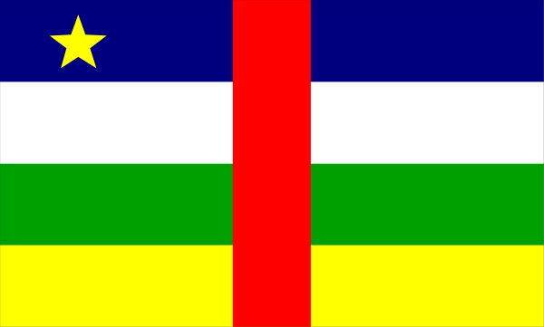 The image shows a pixelated representation of two flags: on top appears to be that of South Africa with its distinctive design; below it is another flag featuring red stripes against yellow backgrounds, possibly representing Namibia and Zimbabwe respectively, along with what seems like an emblem or logo in the center.