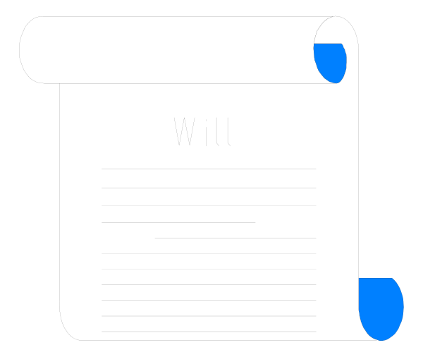 The image shows a digital representation of an open letter with text that reads "will" at its end on top right corner in blue font against white background inside what appears to be a computer screen displaying this document, which is set within another larger rectangular frame also containing some other smaller images or icons. There are no people, animals, actions, objects, settings visible here as the image focuses solely on the digital representation of an open letter and its contents. The style suggests it might have been created using a graphic design software to mimic a computer interface with documents being viewed in a window-