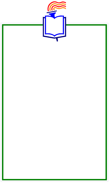 The image shows a pixelated representation of an open book with its pages facing outward on what appears to be a gray surface against a dark background.