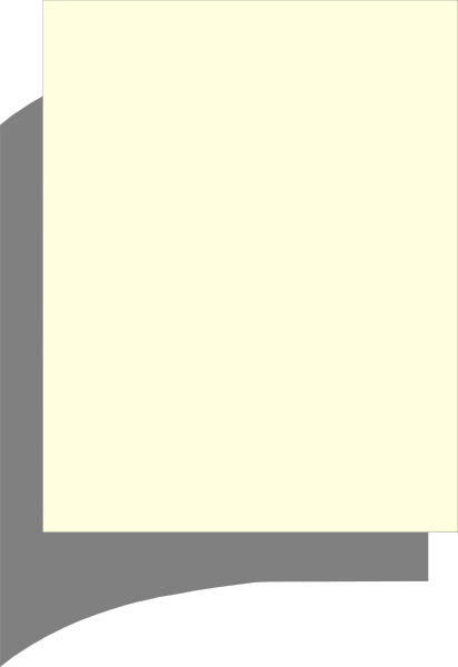 The image shows a blank white piece of paper with black text on it against an indistinct background that appears to be grayish-brown in color.