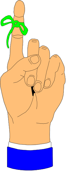 The image shows a hand with an index finger pointing upwards towards another figure that appears to be holding something green near its face; both figures seem to have human-like features but lack facial details such as eyes, nose, and mouths.