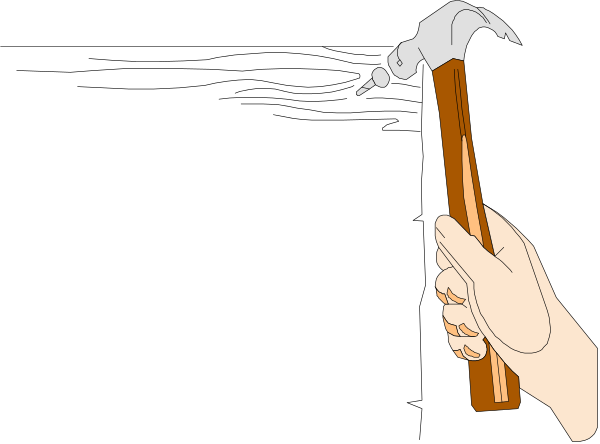 The image shows a person holding an open wrench with their left hand against a dark background.