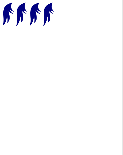 The image shows a black background with four blue stylized figures that resemble birds flying upwards from left to right in sequence against white lines forming an abstract pattern on top of each other.