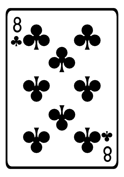 The card shows a royal flush of spades: Ace high with four Kings below it forming an upside-down diamond shape.