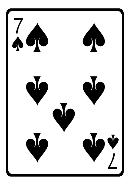 The card shows a royal flush of spades: Ace high with 7,6,5,4,3 in sequence from top to bottom on one suit. It is an image of playing cards used for gambling and games like poker. There's no text or other objects present; the focus here is solely on this particular hand of a royal flush. The background color appears grayish-brown but does not provide any additional context about setting, people, animals, actions, etc., as it serves only to highlight the card itself without distraction from its details and design.