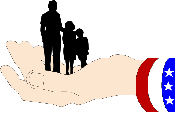 The image shows a hand with an American flag bandage on its thumb.