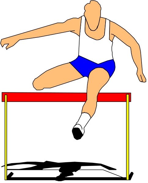 The black and white illustration shows a male gymnast performing on an uneven bars apparatus at what appears to be a competition.