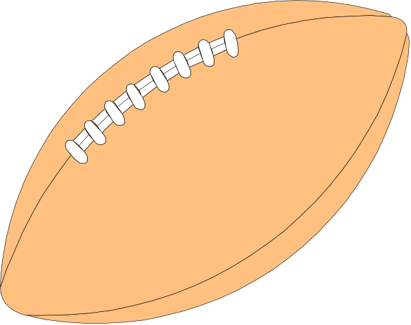 The image shows a football with stitched seams on top of an American flag background.