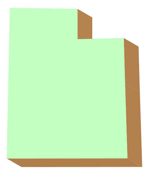 The image shows a three-dimensional rendering of an open book with blank pages inside it against a plain background.