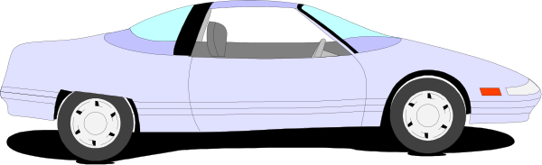 The image shows a cartoon of two cars parked next to each other on what appears to be an empty road with no visible background details.