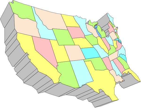 The image shows a map of the United States with different colored states representing various levels of education attainment by adults 25 years old and over in each state. It is presented as an infographic on a black background, likely for educational purposes to illustrate regional disparities or trends related to adult education across America's fifty states. The map uses color coding with different shades representing the data points: yellow could indicate higher levels of attainment while blue might represent lower levels; however, without specific values provided in this image, it is not possible for me to provide exact details about