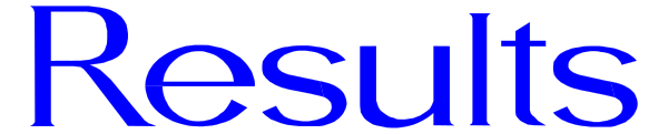 The image shows a text that reads "results" with an arrow pointing upwards to its right side.