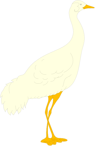 The image shows a stylized illustration of an egret with outstretched wings against a black background within what appears to be a square frame on a gray surface.
