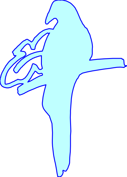The image shows a stylized graphic of an eagle with its wings spread out against a black background; it is rendered in blue tones on what appears to be a transparent overlay that could represent glass, water, or another translucent medium.