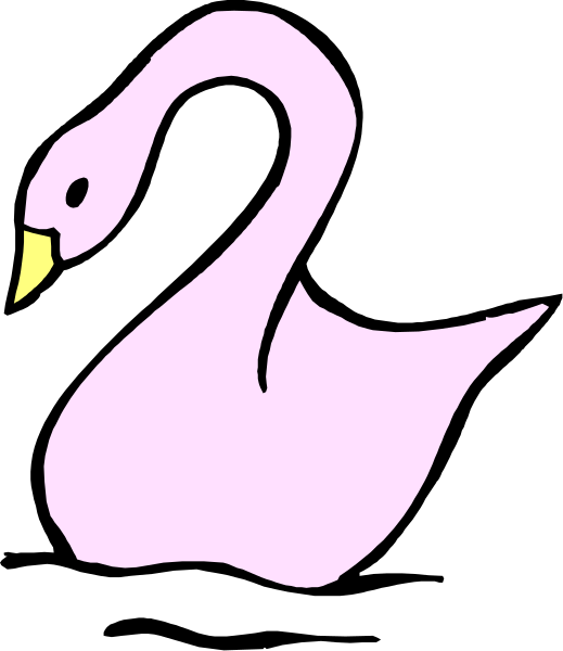 The image shows a pink flamingo with an orange beak on it against a black background.
