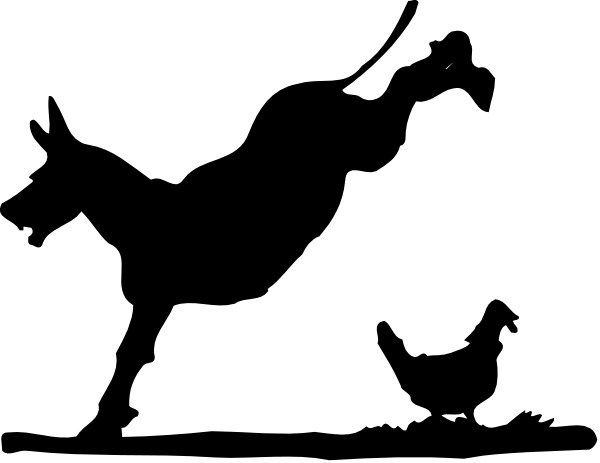 The image shows a black background with two white lines intersecting at an angle near each other on top of it.