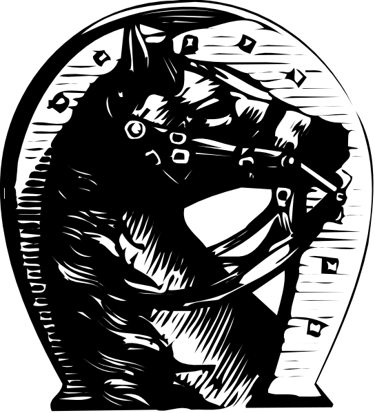 The black and white illustration shows a stylized depiction of an individual wearing what appears to be protective gear with goggles over their eyes, possibly indicating some form of activity that requires eye protection such as welding or construction work.
