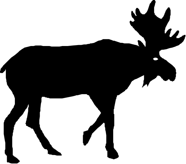 The image shows a black screen with two white dots on it; there is no other content visible within this small clip-art frame.