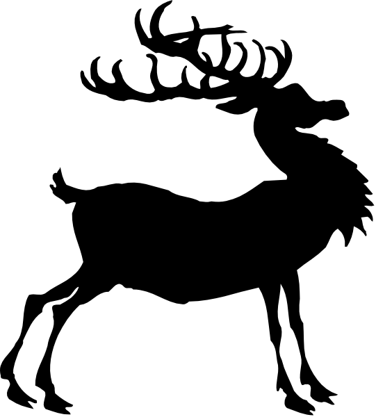 The image shows a black square with white lines creating an abstract pattern that resembles a face on its side profile view.