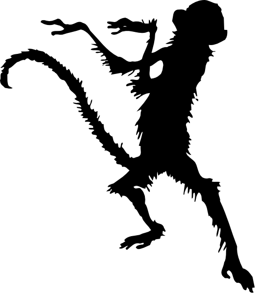 The image shows a black screen with white text that reads "Hello World!"