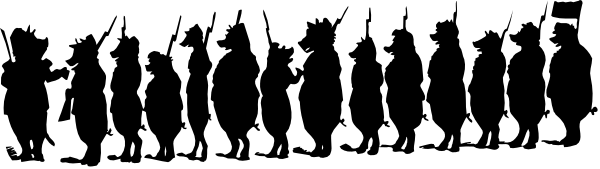 The image shows a black keyboard with white keys against an indistinct background.