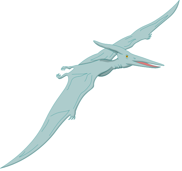 The image shows a cartoon of two flying creatures that resemble bats with large wings; these characters have human-like features such as arms and legs but also possess animal traits like pointed ears on their heads, sharp teeth in open mouths, and long tails at the end of which hang small spikes. They are depicted against a dark background without any additional context or setting details provided by this description alone.