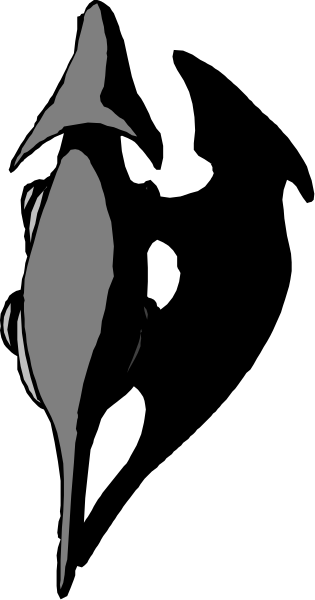 The image shows a black and white photo of an animal with its head sticking out from behind what appears to be a vertical slit in a wall-like structure.