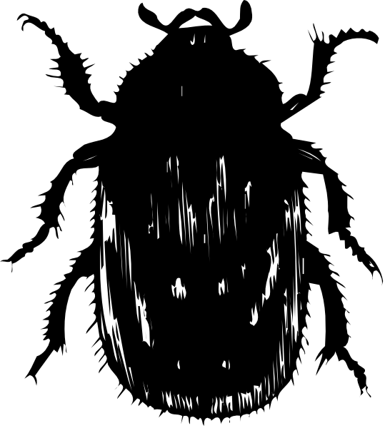 The image shows a black silhouette of an object with multiple holes on it against a dark background.