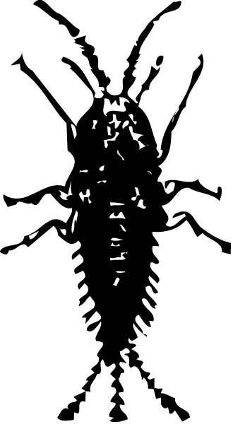 The image shows a black and white photo of an object with multiple parts that resemble puzzle pieces connected together against a dark background.