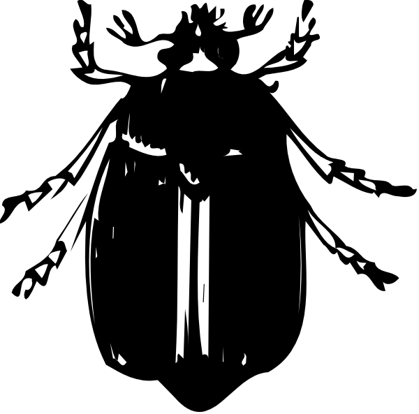 The black and white silhouette of a person with their arms outstretched against an empty background.