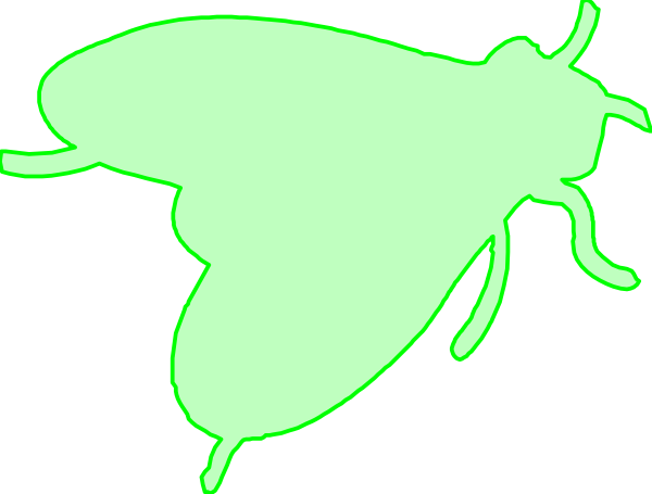 The image shows a green glow stick insect with antennae on its head against a black background.
