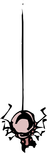 The image shows a person's face partially visible through two vertical black bars with pink lips on each side of their head.