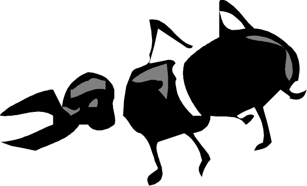 The black silhouette of a person's face with closed eyes against an indistinct background.
