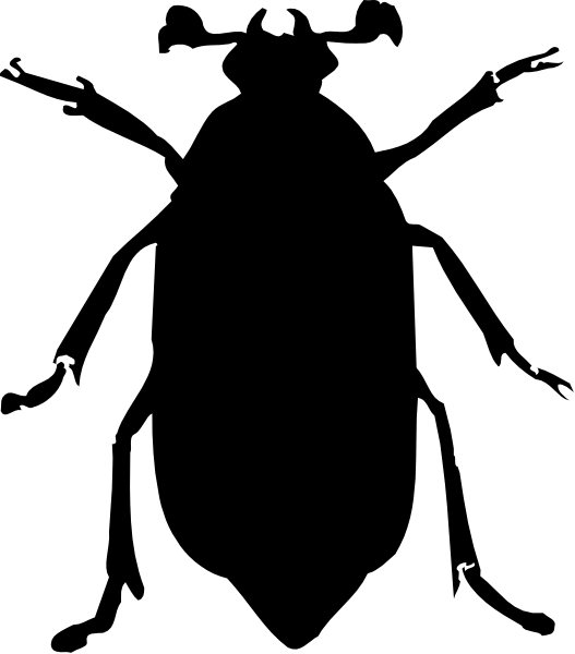 The image shows a black square with white lines creating an abstract pattern against a gray background.
