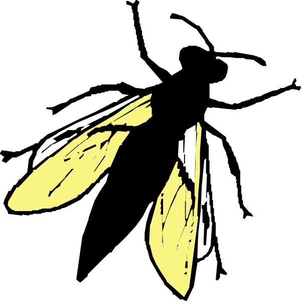 The image shows a black background with three yellow leaves on it.