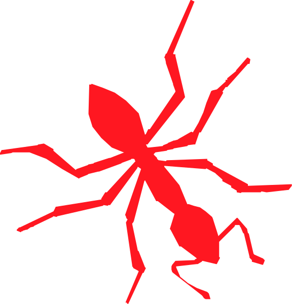 The images show a sequence of two pictures: on top, there's an insect with red spots; below it is another picture where one spot has been removed from the same type of bug.