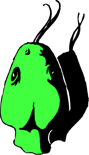 The image shows a green dinosaur peeking out from behind an open door with its head sticking through it into another room where there is no visible content to provide further details about that space.