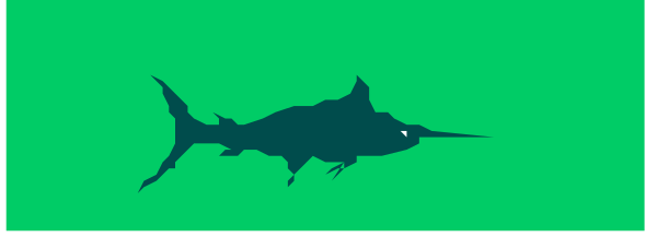 The image shows a green rectangle with an abstract design on it placed next to another gray rectangular shape that has some sort of pattern within its borders.