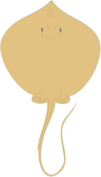 The image shows a cartoon of an octopus with tentacles hanging down from its body against a black background.