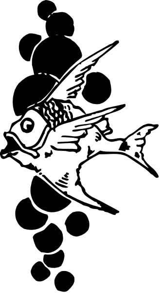 The image shows a black and white photo of an object with two distinct halves; it appears to be some kind of mechanical device due to its structure but without more context, I cannot provide specific details about what exactly is shown in this small clip-art image.
