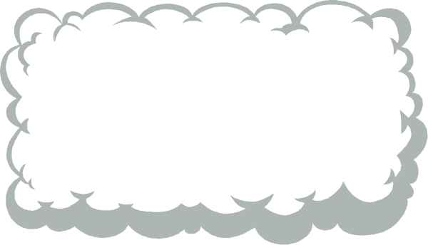 The image shows a white cloud with text inside it that reads "I'm sorry" on top of what appears to be an empty space in front of some trees under blue sky.