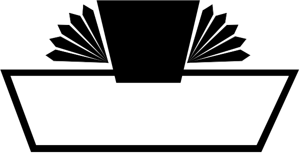 The image shows a black and white pixelated representation of an object with multiple compartments that resembles a piece of electronic equipment such as a router or modem.