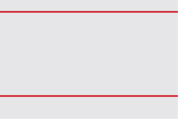 The image shows a red horizontal line on top of two white lines against a gray background with no other discernible content visible in this small clip-art format.