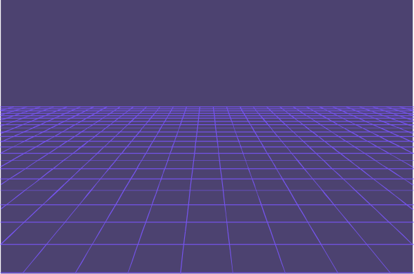 The image shows a purple grid background with two rectangles of different sizes on it; there is no text present within this small clip-art image.