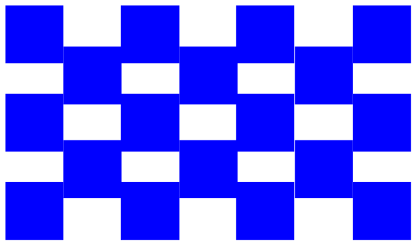 The image shows a blue abstract pattern with black lines on it against a grey background.
