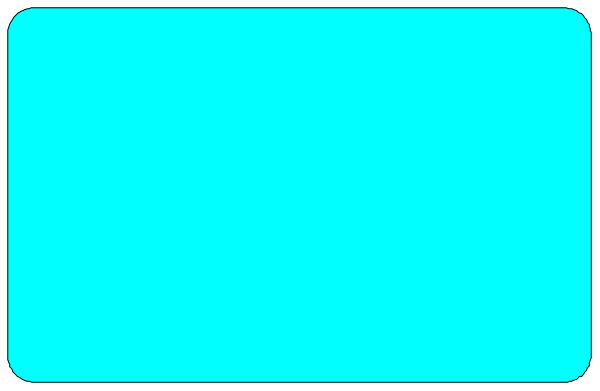 The image shows a blue bar with two white rectangles on either end against a gray background.